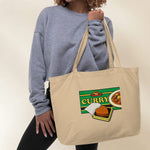 Load image into Gallery viewer, Curry Heart Large Tote - Ni De Mama Chinese - Inspired Clothing | Black ,
