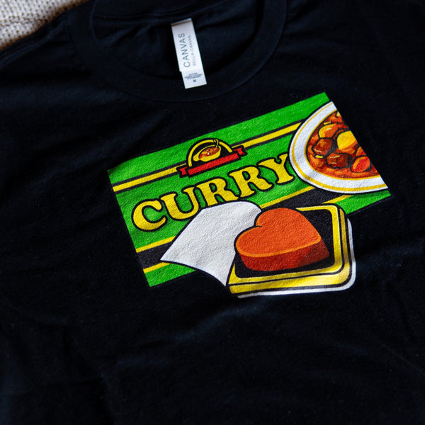 Curry Heart T-Shirt / Sample (Final Sale) - Ni De Mama Chinese - Inspired Clothing | Black , M