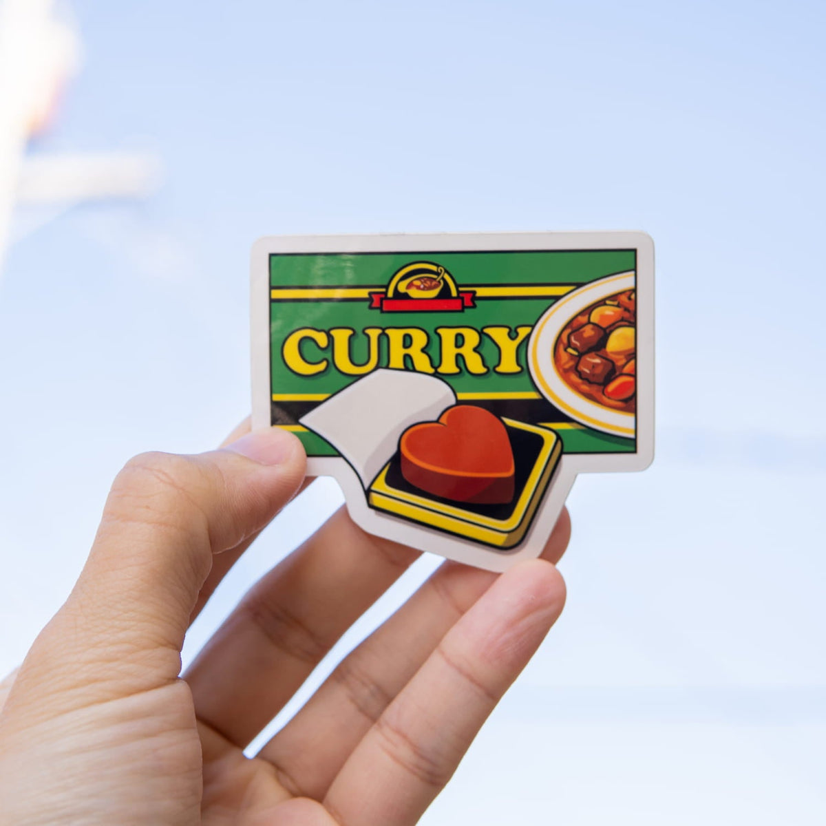 Curry Heart Vinyl Sticker | Shop Ni De Mama Accessories