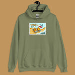 Load image into Gallery viewer, Custard Waves (Po Tat and Dan Tat) Hoodie - Ni De Mama Chinese - Inspired Clothing | Olive Green , S
