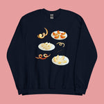 Load image into Gallery viewer, Cut Fruit Sweatshirt / Sample (Final Sale) - Ni De Mama Chinese - Inspired Clothing | Navy Blue , M

