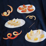 Load image into Gallery viewer, Cut Fruit Sweatshirt / Sample (Final Sale) - Ni De Mama Chinese - Inspired Clothing | Navy Blue , M
