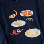 Load image into Gallery viewer, Cut Fruit Sweatshirt / Sample (Final Sale) - Ni De Mama Chinese - Inspired Clothing | Navy Blue , M
