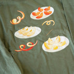 Load image into Gallery viewer, Cut Fruit Sweatshirt / Sample (Final Sale) - Ni De Mama Chinese - Inspired Clothing | Olive Green , M
