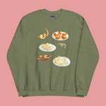 Load image into Gallery viewer, Cut Fruit Sweatshirt / Sample (Final Sale) - Ni De Mama Chinese - Inspired Clothing | Olive Green , M
