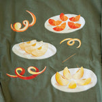 Load image into Gallery viewer, Cut Fruit Sweatshirt / Sample (Final Sale) - Ni De Mama Chinese - Inspired Clothing | Olive Green , M
