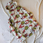 Load image into Gallery viewer, Dim Sum Pattern Hoodie / Sample (Final Sale) - Ni De Mama Chinese - Inspired Clothing | Off White , L
