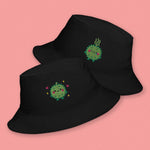 Load image into Gallery viewer, Durian Embroidered Bucket Hat - Ni De Mama Chinese - Inspired Clothing | Durian Lover , Black
