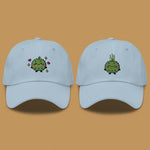 Load image into Gallery viewer, Durian Embroidered Cap - Ni De Mama Chinese - Inspired Clothing | Durian Lover , Baby Blue
