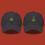 Load image into Gallery viewer, Durian Embroidered Cap - Ni De Mama Chinese - Inspired Clothing | Durian Lover , Charcoal

