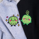 Load image into Gallery viewer, Durian Embroidered Sweatshirt - Ni De Mama Chinese - Inspired Clothing | Durian Lover , Soft Cream
