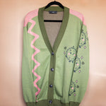 Load image into Gallery viewer, Durian Knit Cardigan / Sample (Final Sale) - Ni De Mama Chinese - Inspired Clothing | Green , L
