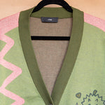 Load image into Gallery viewer, Durian Knit Cardigan / Sample (Final Sale) - Ni De Mama Chinese - Inspired Clothing | Green , L
