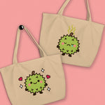Load image into Gallery viewer, Durian Large Tote - Ni De Mama Chinese - Inspired Clothing | Durian Lover , Canvas
