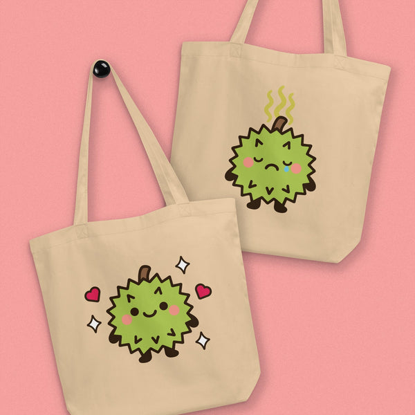 Durian Tote Bag - Ni De Mama Chinese - Inspired Clothing | Durian Lover , Canvas