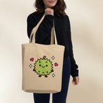 Load image into Gallery viewer, Durian Tote Bag - Ni De Mama Chinese - Inspired Clothing | Durian Lover , Canvas

