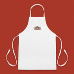 Load image into Gallery viewer, 沒事 Embroidered Apron - Ni De Mama Chinese - Inspired Clothing | White ,
