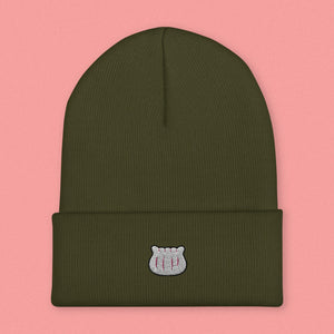 Har Gow Embroidered Beanie - Ni De Mama Chinese Clothing
