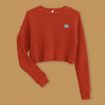 Load image into Gallery viewer, Har Gow Embroidered Crop Sweatshirt / Overstock (Final Sale)
