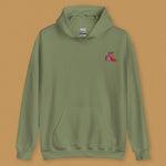 Load image into Gallery viewer, Haw Flakes Embroidered Hoodie - Ni De Mama Chinese - Inspired Clothing | Olive Green , S
