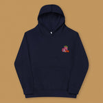Load image into Gallery viewer, Haw Flakes Embroidered Kids Hoodie - Ni De Mama Chinese - Inspired Clothing | Navy Blue , S
