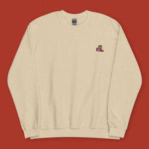Haw Flakes Embroidered Sweatshirt - Ni De Mama Chinese Clothing