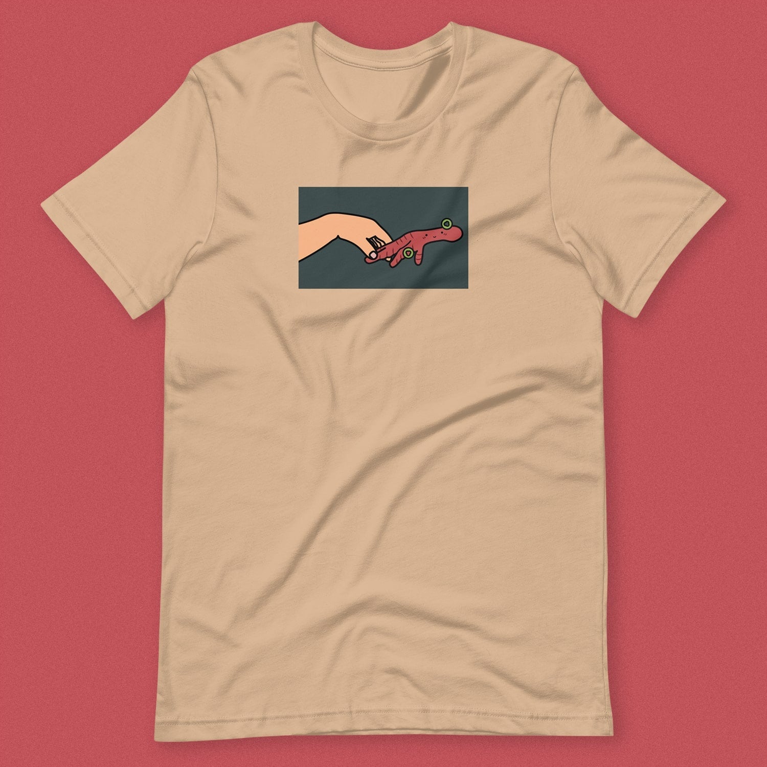 Holding Space T-Shirt - Limited Edition - Ni De Mama Chinese - Inspired Clothing | Tan , S