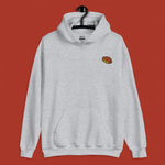 Load image into Gallery viewer, Hot Dog Bun Embroidered Hoodie / Overstock (Final Sale) - Ni De Mama Chinese - Inspired Clothing | Heather Grey , L
