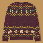 Load image into Gallery viewer, Hot Pot Knit Sweater - Ni De Mama Chinese-Inspired Clothing | Maroon , XS
