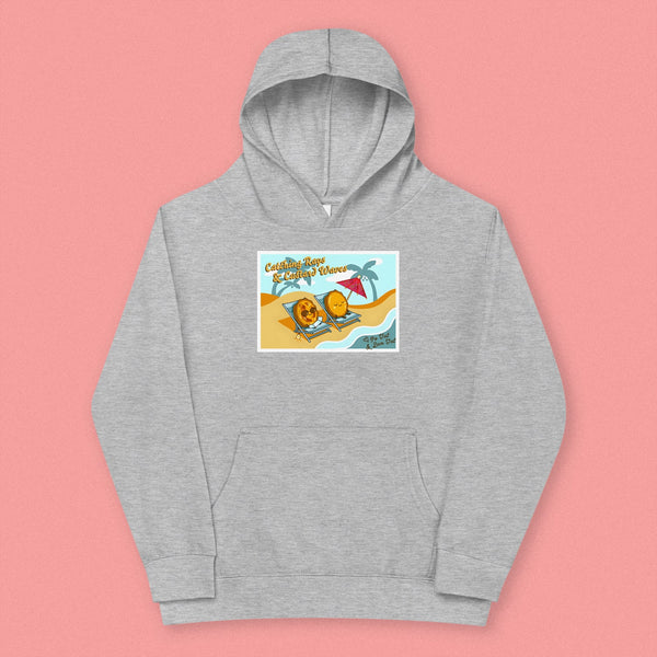 Custard Waves (Po Tat and Dan Tat) Kids Hoodie