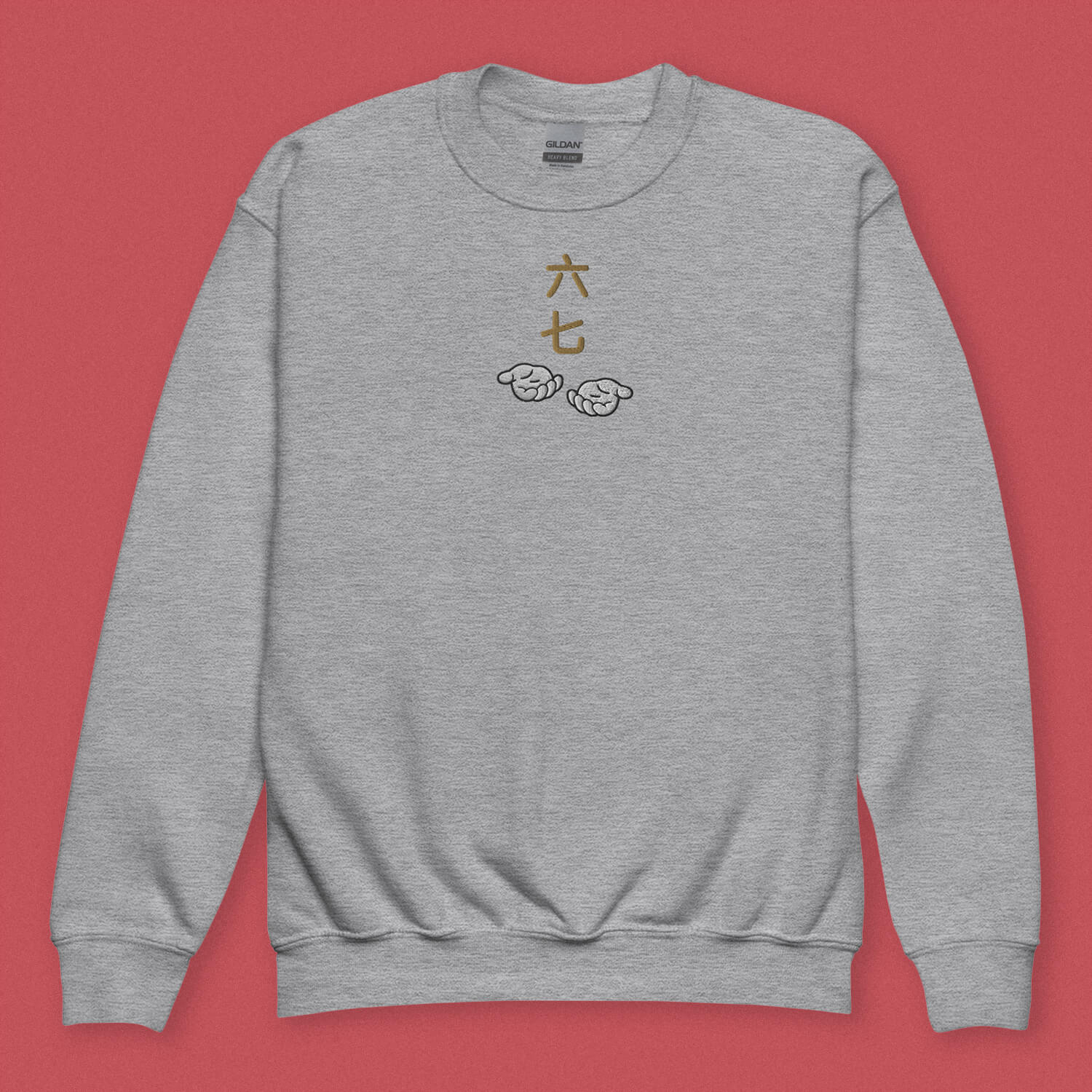 6-7 Embroidered Kids Sweatshirt - Limited Edition