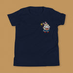 Load image into Gallery viewer, Sailor Mooncake Embroidered Kids T-Shirt
