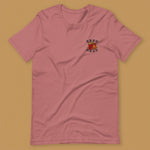 Load image into Gallery viewer, Lai See Dou Loi Embroidered T-Shirt - Ni De Mama Chinese - Inspired Clothing | Mauve , S
