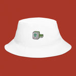 Load image into Gallery viewer, Mahjong 發 Embroidered Bucket Hat - Ni De Mama Chinese - Inspired Clothing | White ,
