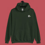 Load image into Gallery viewer, Mahjong 一索 (One Bamboo) Embroidered Hoodie - Ni De Mama Chinese-Inspired Clothing | Forest Green , S
