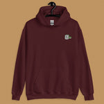 Load image into Gallery viewer, Mahjong 一索 (One Bamboo) Embroidered Hoodie - Ni De Mama Chinese-Inspired Clothing | Maroon , S
