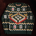 Load image into Gallery viewer, Mahjong Table Knit Sweater - Ni De Mama Chinese-Inspired Clothing | Soft Cream , XS
