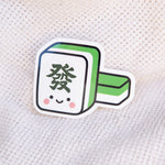 Load image into Gallery viewer, Mahjong 發 Vinyl Sticker - Ni De Mama Chinese - Inspired Clothing | ,
