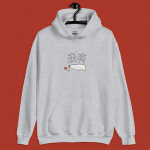 没有 Mayo Hoodie / Overstock (Final Sale) - Ni De Mama Chinese - Inspired Clothing | Heather Grey , XL