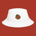 Load image into Gallery viewer, Orange Chicken Embroidered Bucket Hat - Ni De Mama Chinese - Inspired Clothing | White ,
