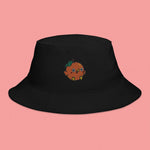 Load image into Gallery viewer, Orange Chicken Embroidered Bucket Hat - Ni De Mama Chinese - Inspired Clothing | Black ,
