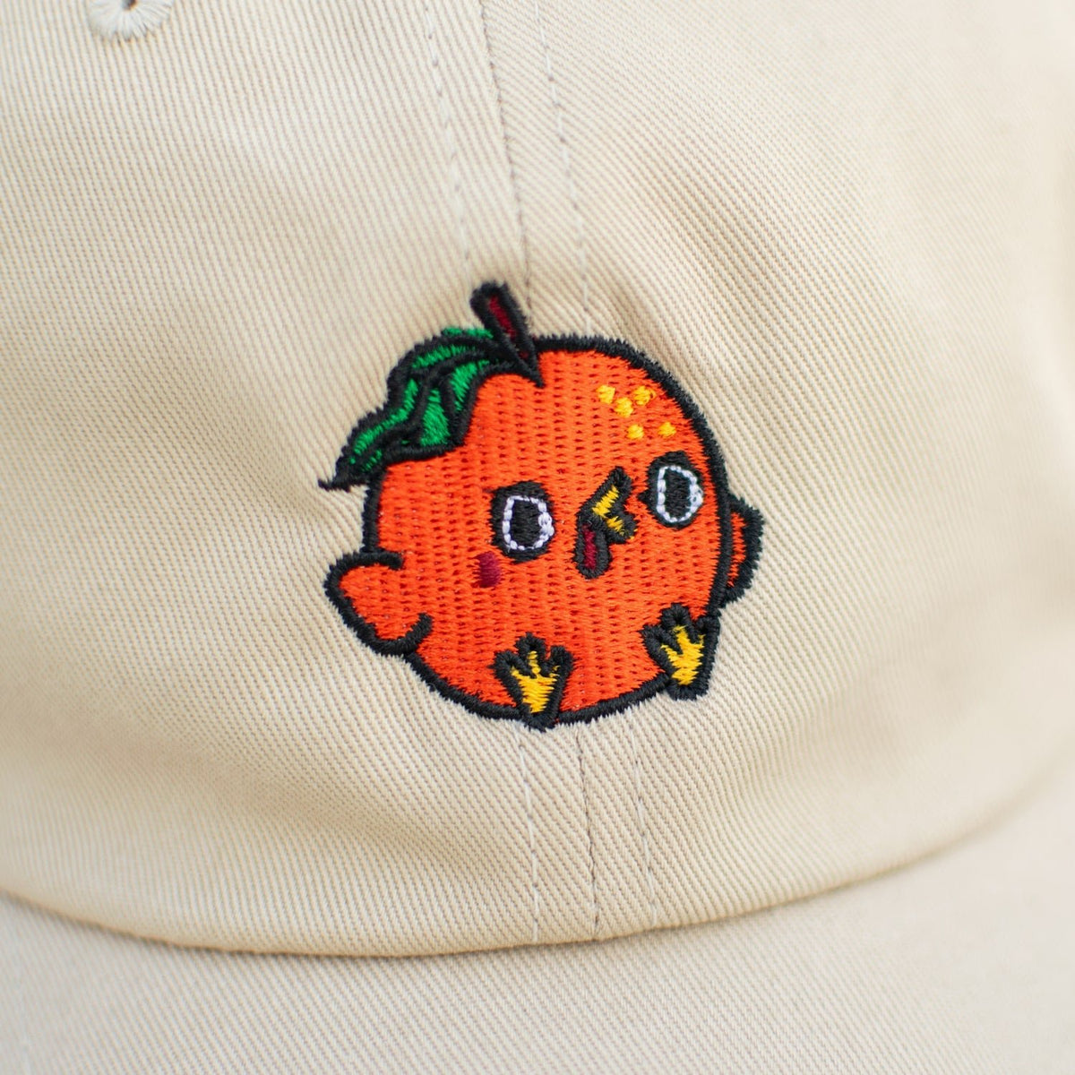 Orange Chicken Embroidered Cap | Shop Ni De Mama Clothing