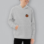 Load image into Gallery viewer, Orange Chicken Embroidered Kids Hoodie - Ni De Mama Chinese Clothing
