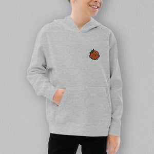 Orange Chicken Embroidered Kids Hoodie - Ni De Mama Chinese Clothing