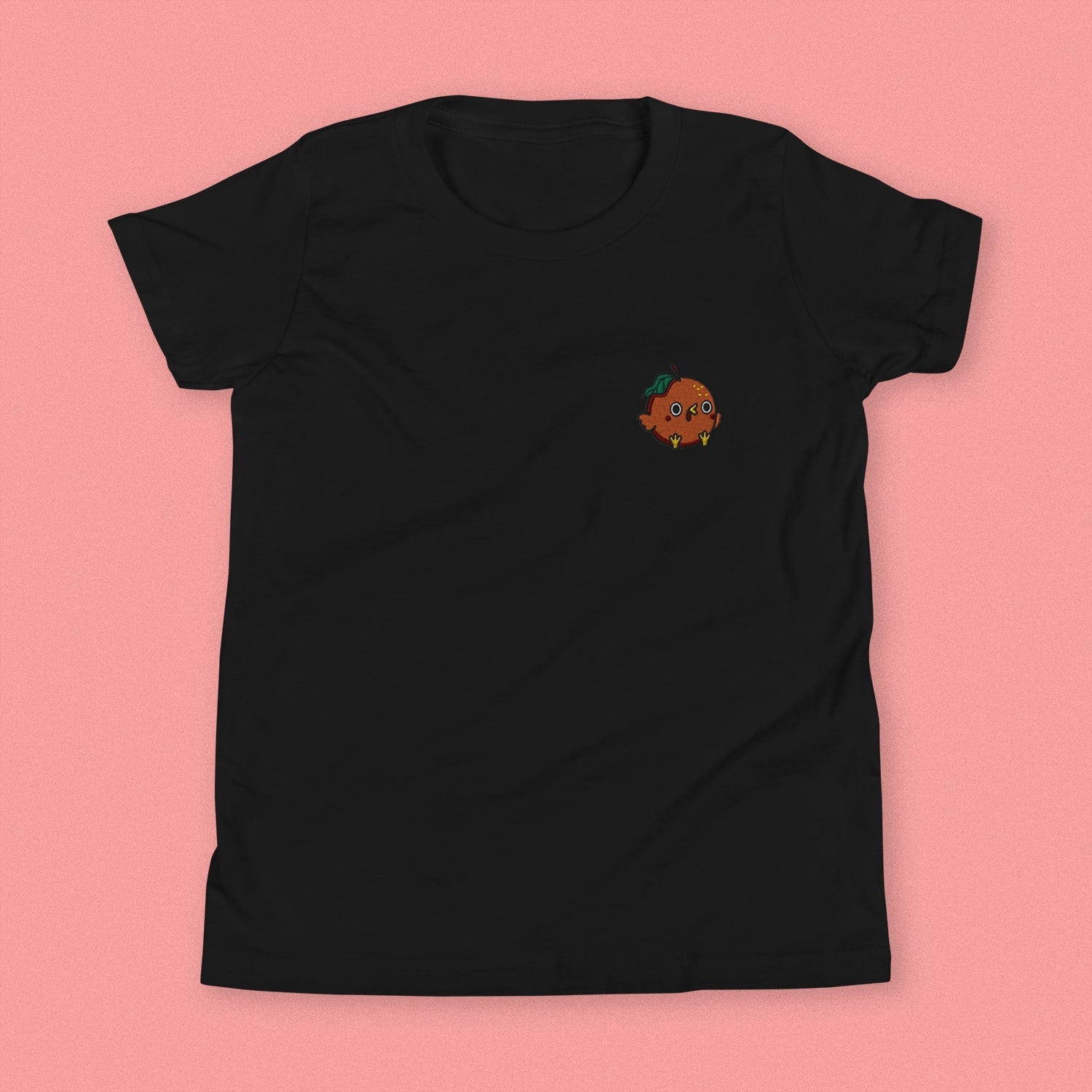 Orange Chicken Embroidered Kids T-Shirt - Ni De Mama Chinese Clothing