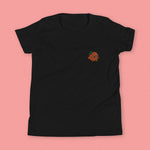 Load image into Gallery viewer, Orange Chicken Embroidered Kids T-Shirt - Ni De Mama Chinese Clothing
