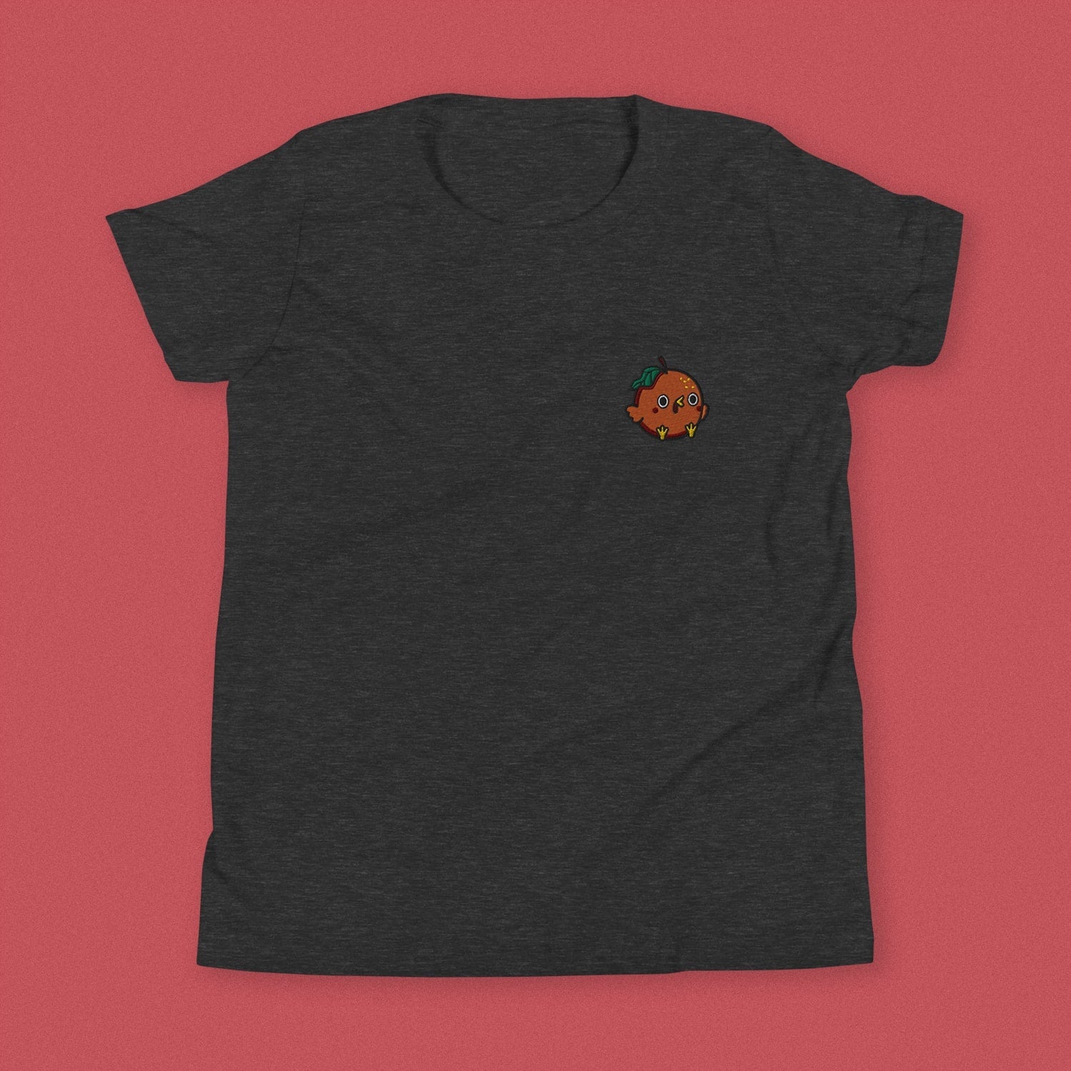 Orange Chicken Embroidered Kids T-Shirt - Ni De Mama Chinese Clothing