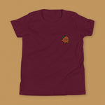 Load image into Gallery viewer, Orange Chicken Embroidered Kids T-Shirt - Ni De Mama Chinese Clothing
