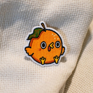 Orange Chicken Embroidered Patch - Ni De Mama Chinese - Inspired Clothing | ,