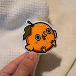 Load image into Gallery viewer, Orange Chicken Embroidered Patch - Ni De Mama Chinese - Inspired Clothing | ,
